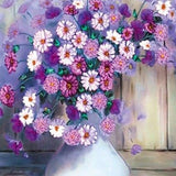 Purple Blooms - Diamond Painting Kit