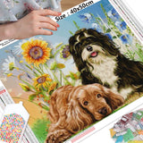 Dog Friends - Diamond Painting Kit