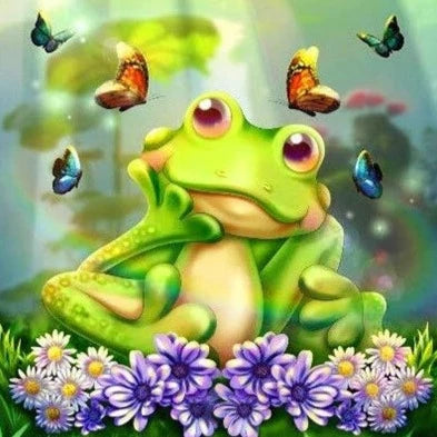Frog Wonder - Diamond Painting Kit