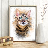 Surprised Cat - Diamond Painting Kit