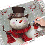Snowman - Diamond Painting Kit