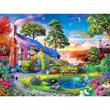 Seaside Cottage Splendor - Diamond Painting Kit