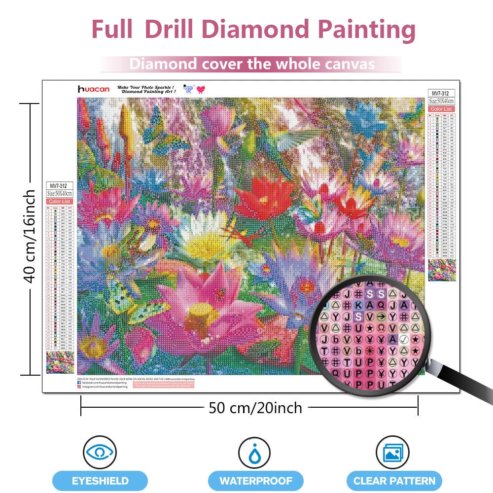 Refreshing Blooms - Diamond Painting Kit