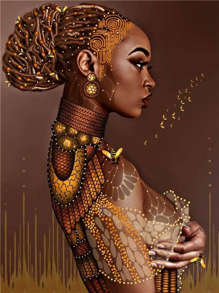 African Glamor  - Diamond Painting Kit