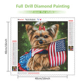 USA Pup - Diamond Painting Kit