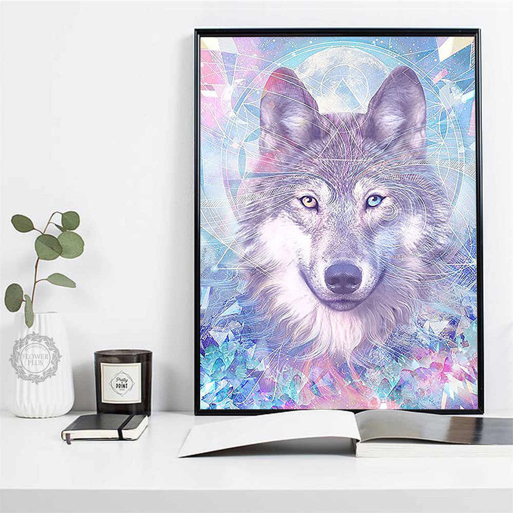 Icy Wolf - Diamond Painting Kit