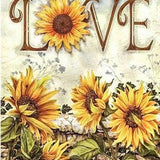 Love Sunflower - Diamond Painting Kit