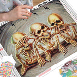 3 Skeletons - Diamond Painting Kit