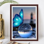 Butterfly Seaside - Diamond Painting Kit