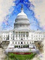 US Capitol - Diamond Painting Kit