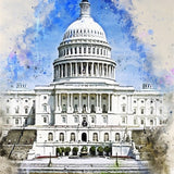 US Capitol - Diamond Painting Kit