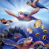 Turtle World - Diamond Painting Kit