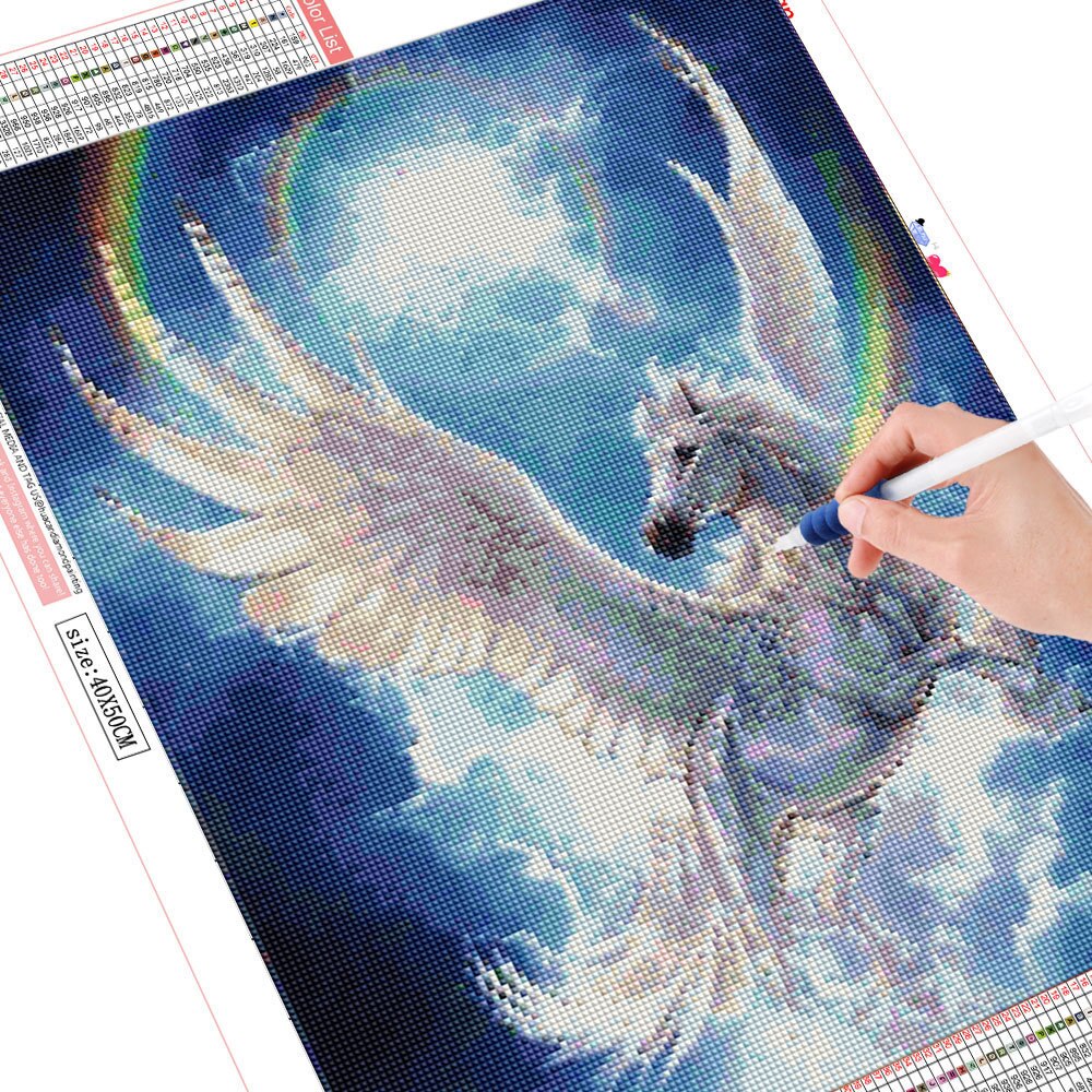 Flying Horse - Diamond Painting Kit