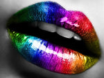 Rainbow Lips - Diamond Painting Kit