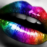 Rainbow Lips - Diamond Painting Kit