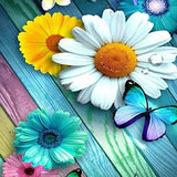 Flowers & Butterfly - Diamond Painting Kit