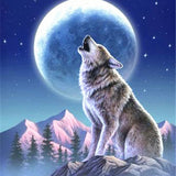 Wolf Moon - Diamond Painting Kit