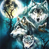 Wolf Face - Diamond Painting Kit