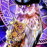 Hat Owl - Diamond Painting Kit