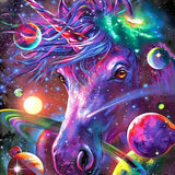 Space Unicorn - Diamond Painting Kit