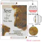 Never Forget Who You Are - Diamond Painting Kit