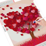 Heart 3D Tree - Diamond Painting Kit