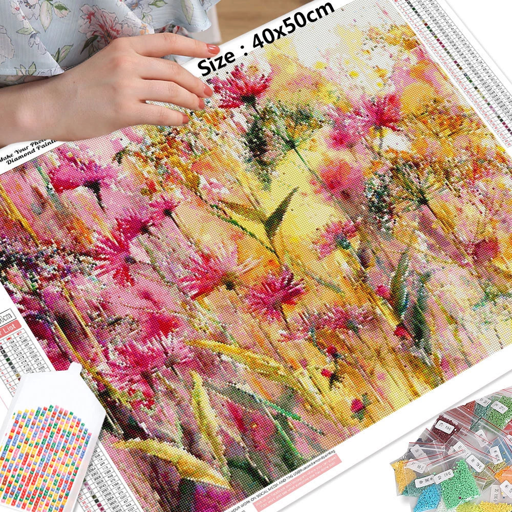 Flower Fantastic - Diamond Painting Kit