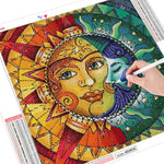 Sun Moon Conjuction - Diamond Painting Kit