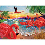 Red Flamingos - Diamond Painting Kit