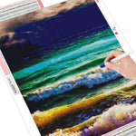 Colorful Waves - Diamond Painting Kit
