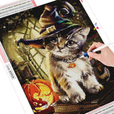 Halloween Cat - Diamond Painting Kit