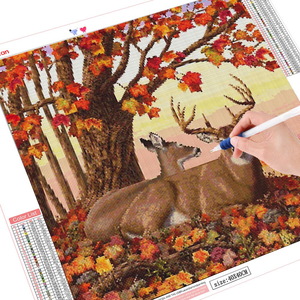 Autumn Deer - Diamond Painting Kit