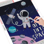 Off Into Space - Diamond Painting Kit
