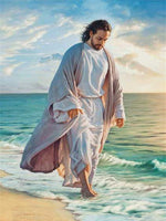 Jesus Walk On Beach - Diamond Painting Kit