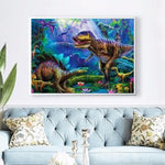 Dino World - Diamond Painting Kit