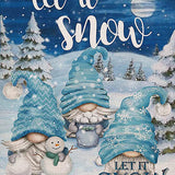 Let It Snow Santa- Diamond Painting Kit