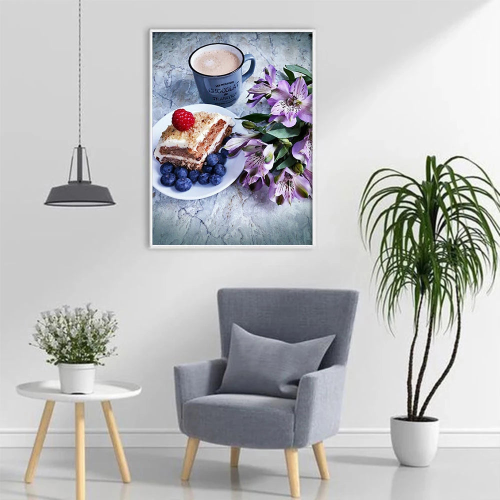 Tea & Pastry  - Diamond Painting Kit