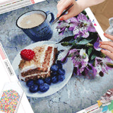 Tea & Pastry  - Diamond Painting Kit