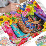 Flowers & Shoes - Diamond Painting Kit