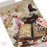 Book Butterfly - Diamond Painting Kit