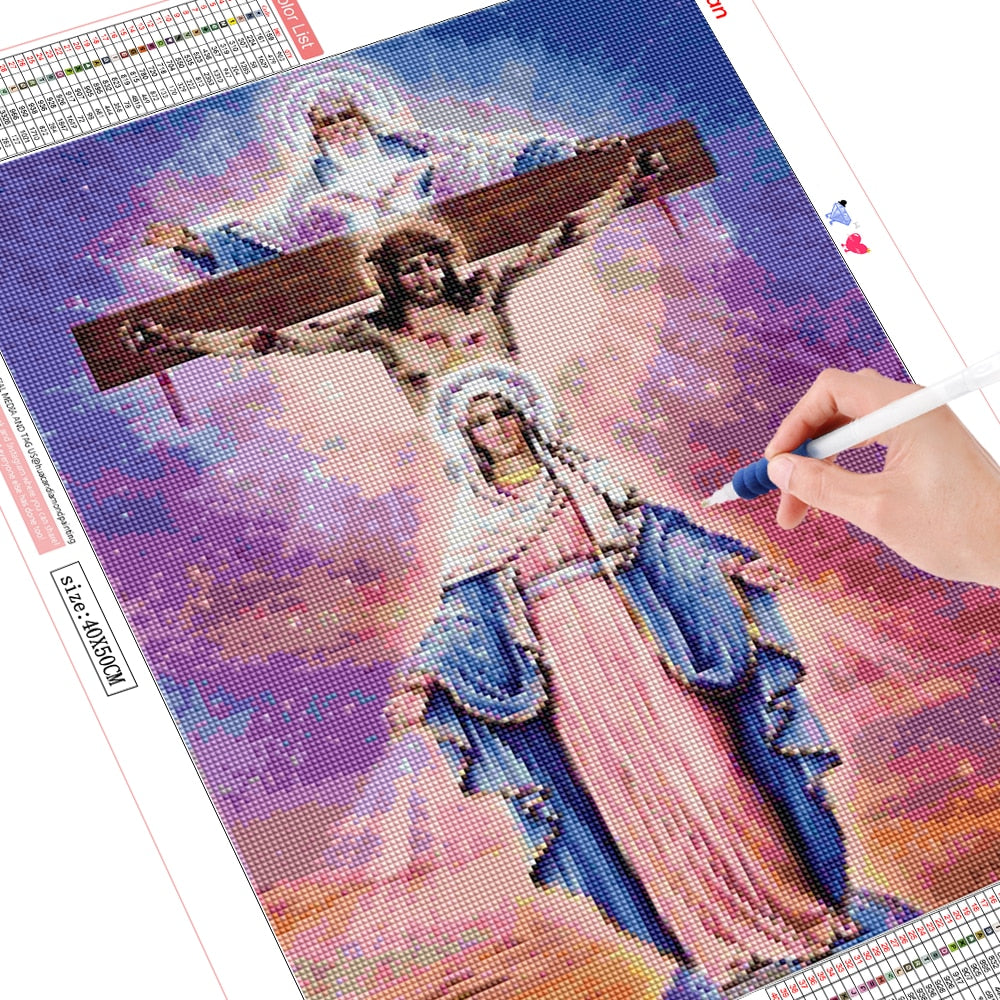 Cross Diamond Painting  Religious Diamond Painting Kit