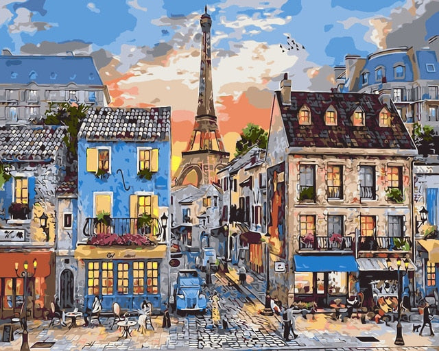 Paris Market Paint By Number Kit