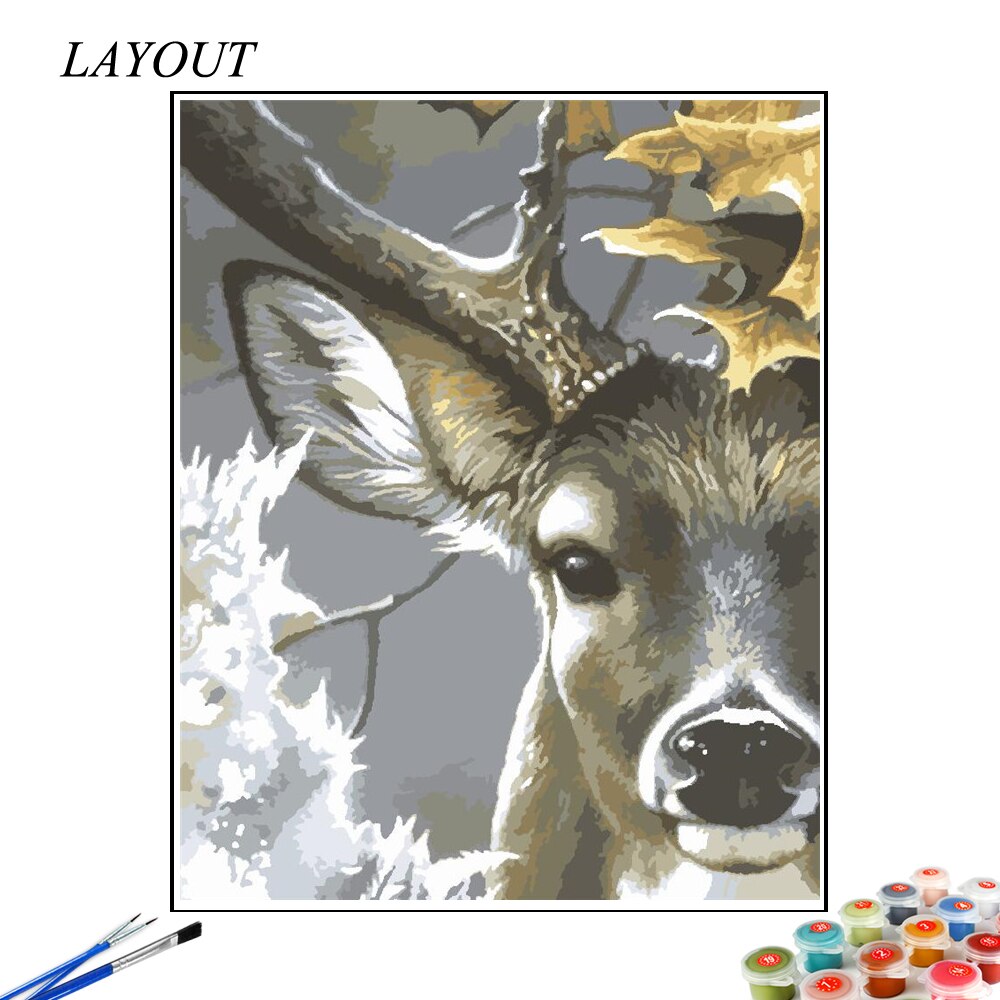 Deer Portrait - Paint By Number Kit