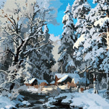 Snowy Woods - Paint By Number Kit