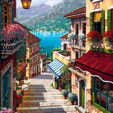 Splendid Hill Town - Paint By Number Kit