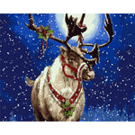 Reindeer In Snow - Paint By Number Kit