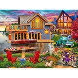 Cottage In Waters - Diamond Painting Kit