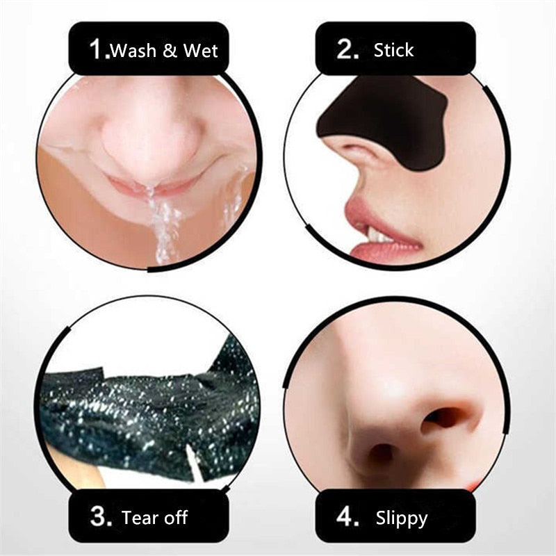 Bamboo Charcoal Blackhead Remover Nose Strip