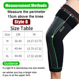 Sport Full Leg Compression Sleeves Knee Braces Support Protector for Weightlifting Arthritis Joint Pain Relief Muscle Tear