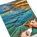Starfish On Beach - Diamond Painting Kit